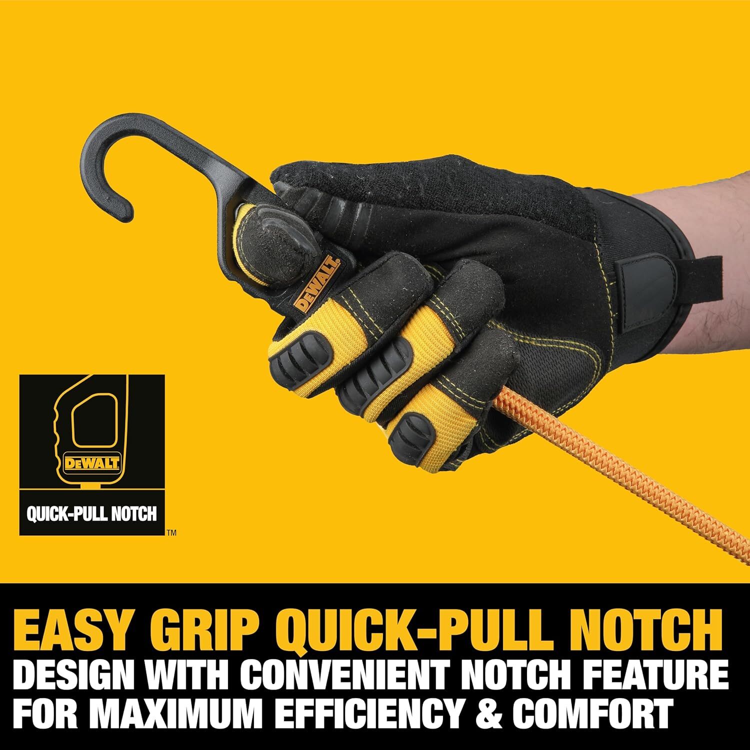 DeWalt Heavy Duty Bungee Cords, 48-In, 4-Pk