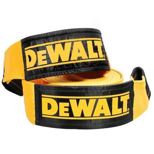 DEWALT Heavy-Duty Looped End Recovery Strap, 75,000-Lb Break Strength, 6-In x 30-Ft