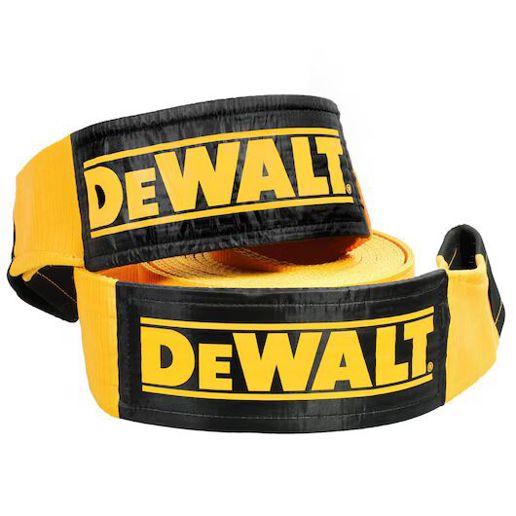 DEWALT Heavy-Duty Looped End Recovery Strap, 75,000-Lb Break Strength, 6-In x 30-Ft