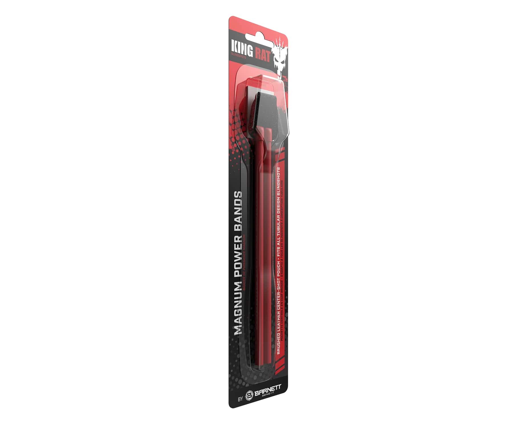 King Rat Red Magnum Power Bands Slingshot Replacement Band