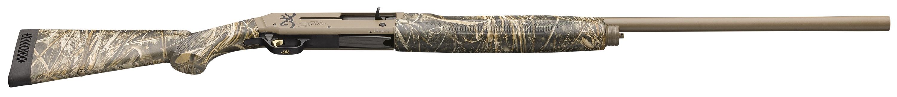 Browning Silver Field 12 Gauge 28" Realtree Max 7 Camo/FDE Semi-Auto Shotgun, 4-Rd