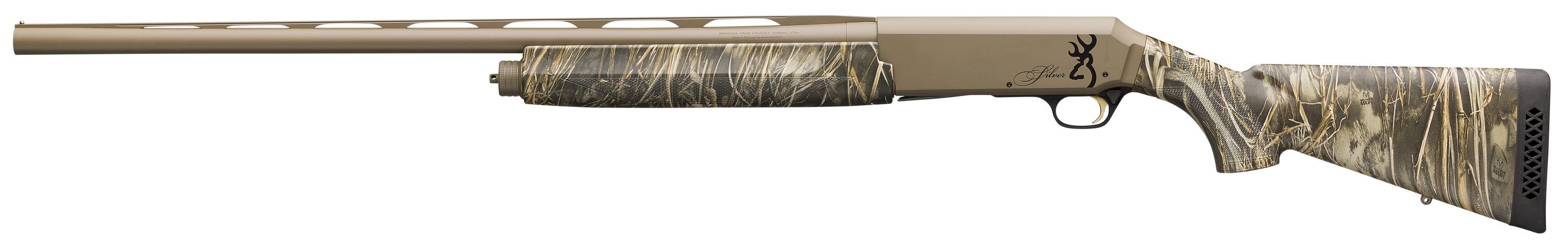 Browning Silver Field 12 Gauge 28" Realtree Max 7 Camo/FDE Semi-Auto Shotgun, 4-Rd