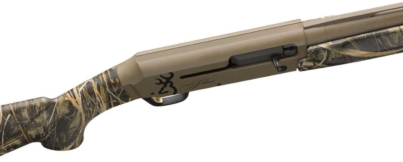 Browning Silver Field 12 Gauge 28" Realtree Max 7 Camo/FDE Semi-Auto Shotgun, 4-Rd