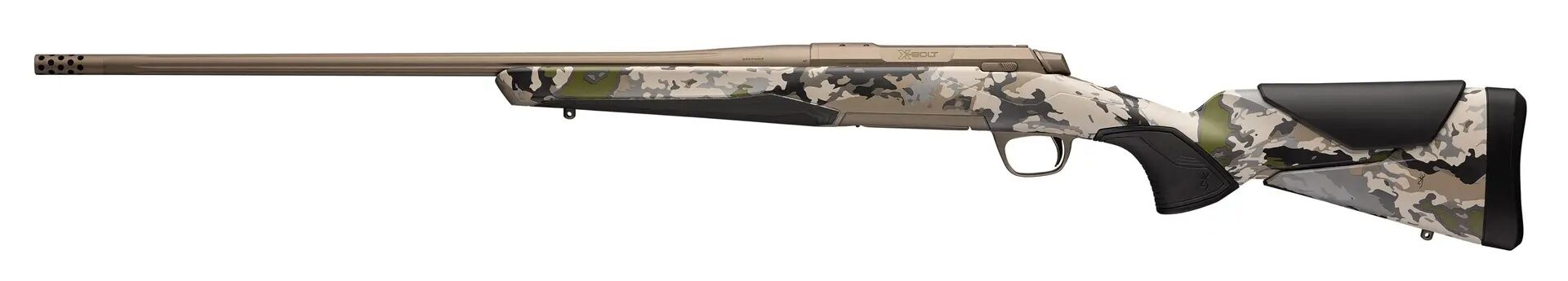 Browning X-Bolt 2 Speed 6.5 PRC 24" OVIX Camo Smoked Bronze Threaded Barrel Bolt Action Rifle, 3-Rd