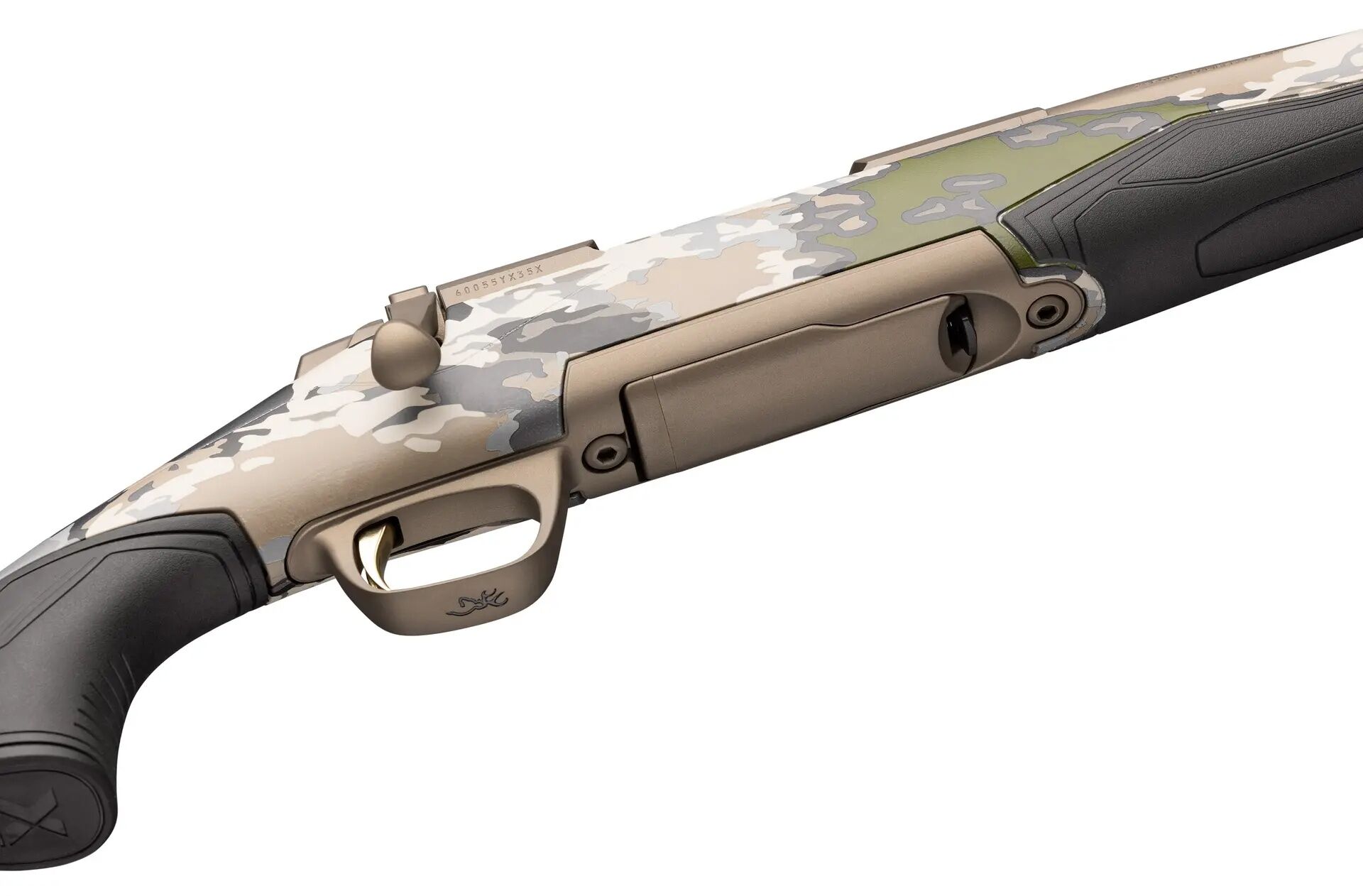 Browning X-Bolt 2 Speed 6.5 PRC 24" OVIX Camo Smoked Bronze Threaded Barrel Bolt Action Rifle, 3-Rd