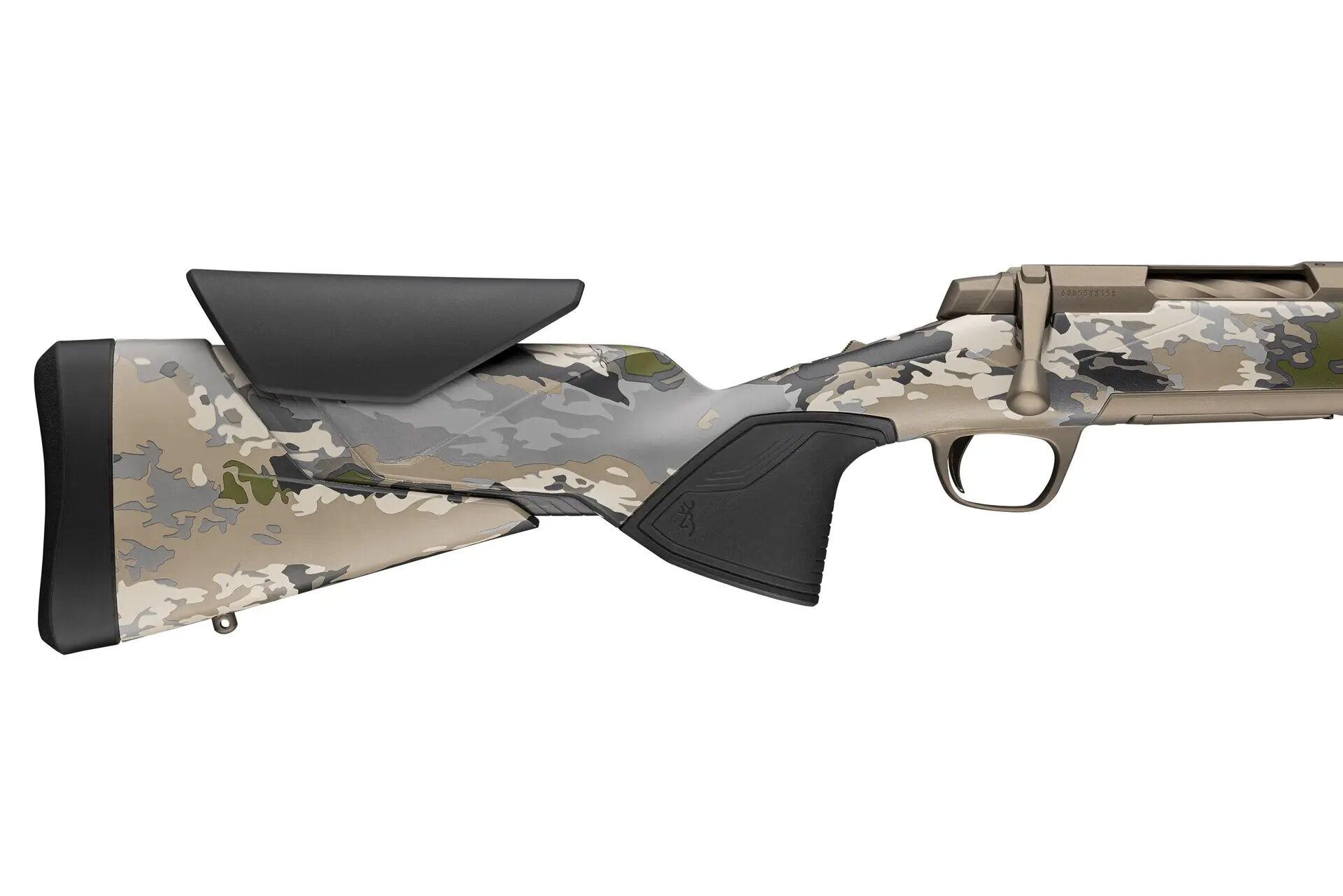 Browning X-Bolt 2 Speed 6.5 PRC 24" OVIX Camo Smoked Bronze Threaded Barrel Bolt Action Rifle, 3-Rd