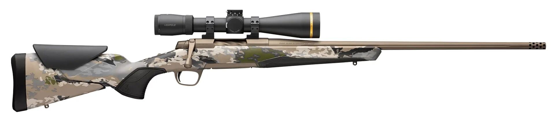 Browning X-Bolt 2 Speed 6.5 PRC 24" OVIX Camo Smoked Bronze Threaded Barrel Bolt Action Rifle, 3-Rd