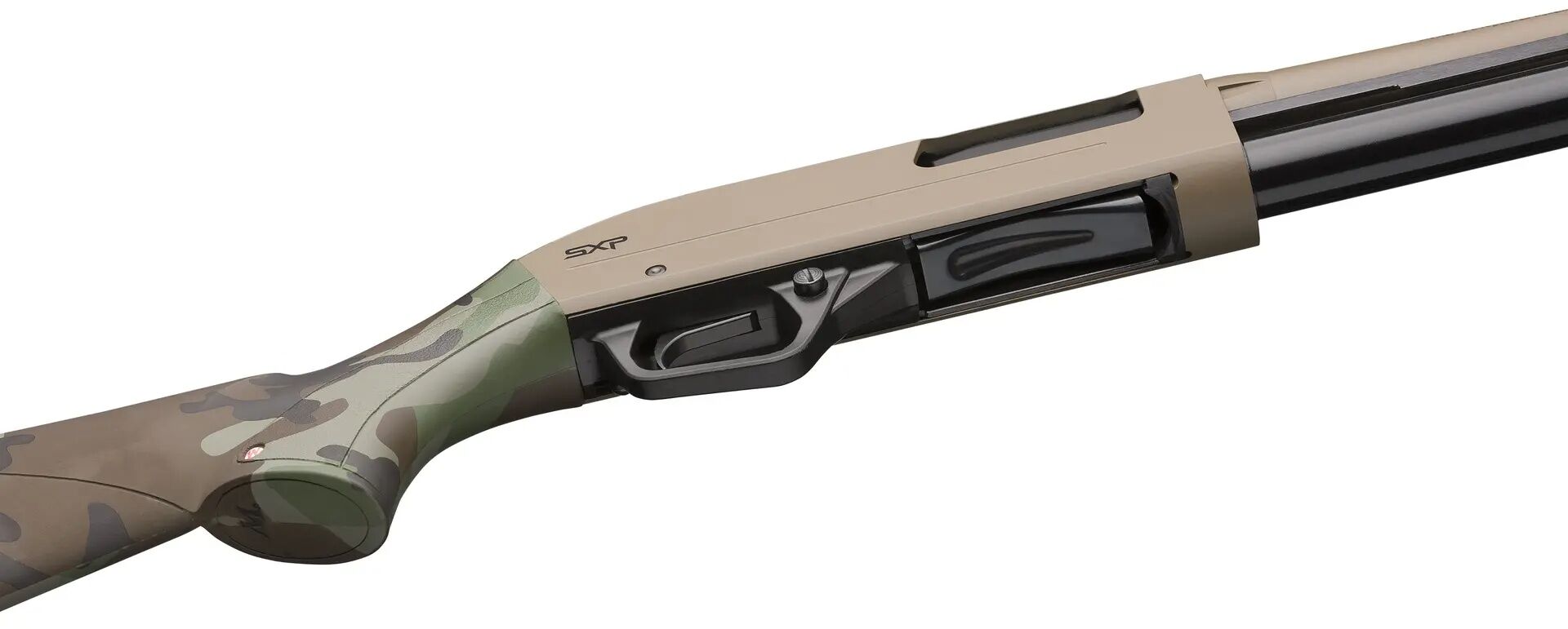 Winchester SXP Defender 12 Gauge 18"Woodland Camo FDE Pump Action Shotgun, 5-Rd