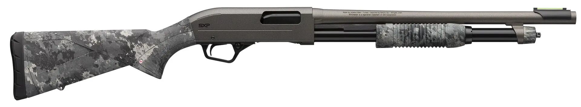 Winchester SXP Defender 12 Gauge 18" TrueTimber Midnight Camo Gray Pump Action Shotgun, 5-Rd