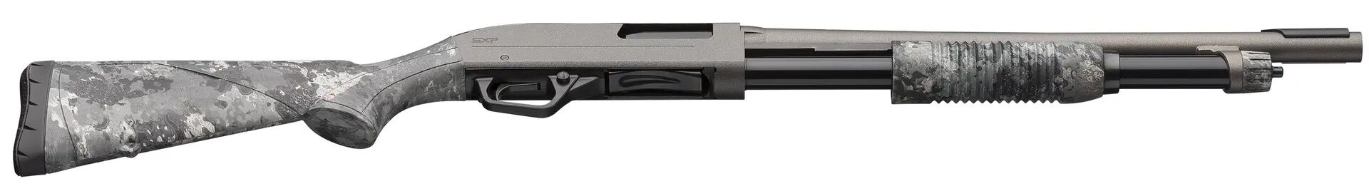 Winchester SXP Defender 12 Gauge 18" TrueTimber Midnight Camo Gray Pump Action Shotgun, 5-Rd