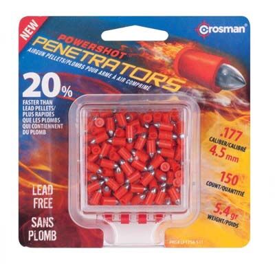 Crosman Penetrator Fast Flight .177 Caliber Pellet 150 Count