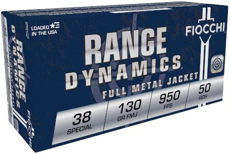 Fiocchi Rang Dynamics 38 Special Pistol Ammo, 50-Rd