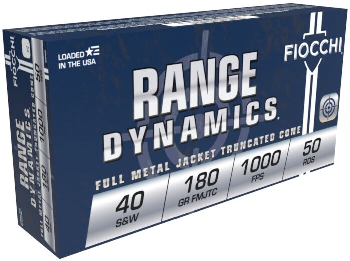 Fiocchi Range Dynamics 40 S&W Ammo