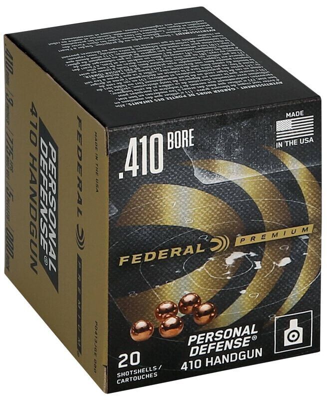 Federal Personal Defense .410 Bore 3" #000 Buckshot, 20-Rd