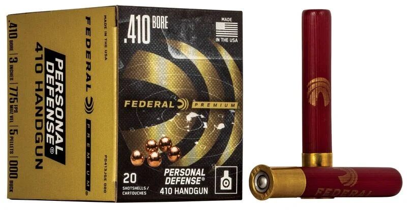 Federal Personal Defense .410 Bore 3" #000 Buckshot, 20-Rd