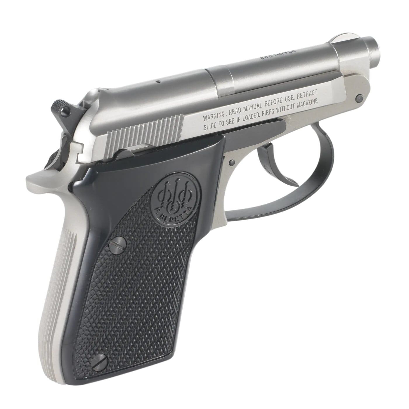 Beretta 21A Bobcat Inox .22 LR Micro Compact Stainless Pistol, 7-Rd