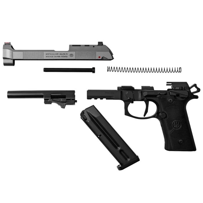 Beretta 92XI SAO 9mm Full Size Gray Optics Ready Pistol, 18-Rd