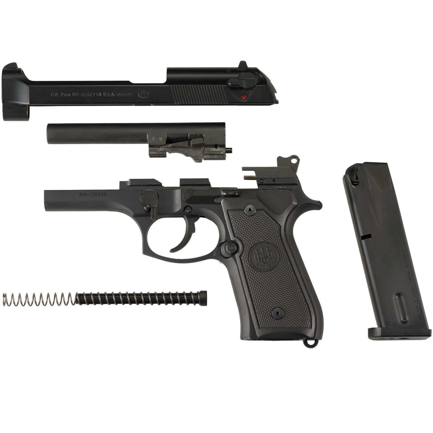 Beretta M9 9mm Full Size Pistol, 15-Rd