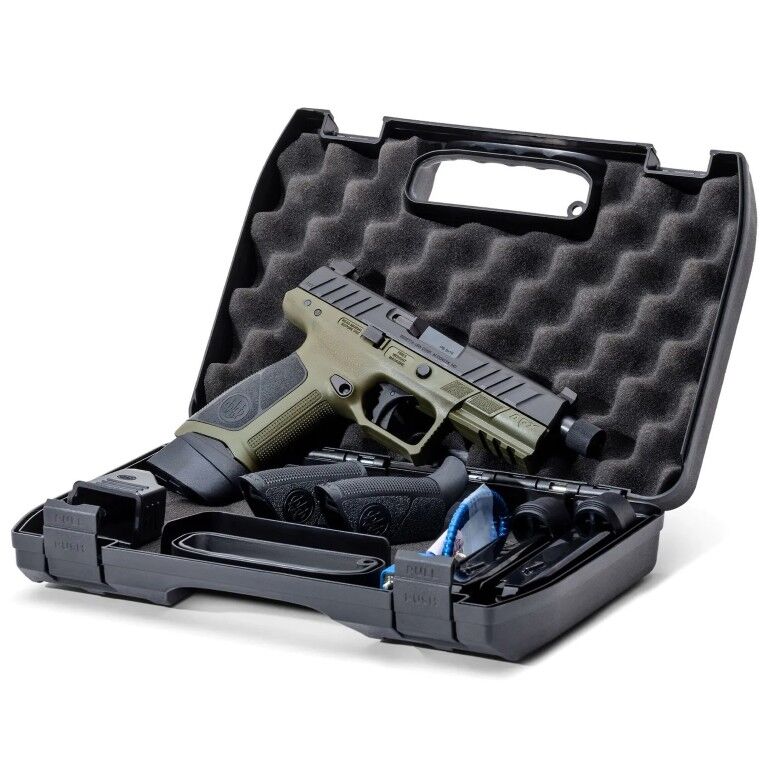 Beretta APX A1 Tactical 9mm Full Size OD Green Optics Ready Pistol, 21-Rd