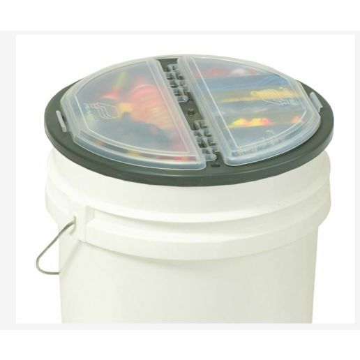 bucket top tackle box 2.0 Tackle-Bucket: Ultimate Fishing Bundle Fitting securely over most standard buckets The Plano 725 Bucket Storage Lid is a great solution to carrying and storing bait and terminal tackle like hooks Meiho Bucket Mouth 5000 Tackle