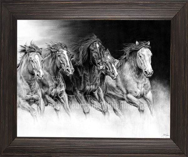 Rocky Mountain Publishing Wild Bunch Canvas, 17-In x 23-In