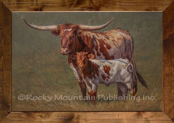 Rocky Mountain Publishing Her Little Man Canvas, 16-In x 23-In
