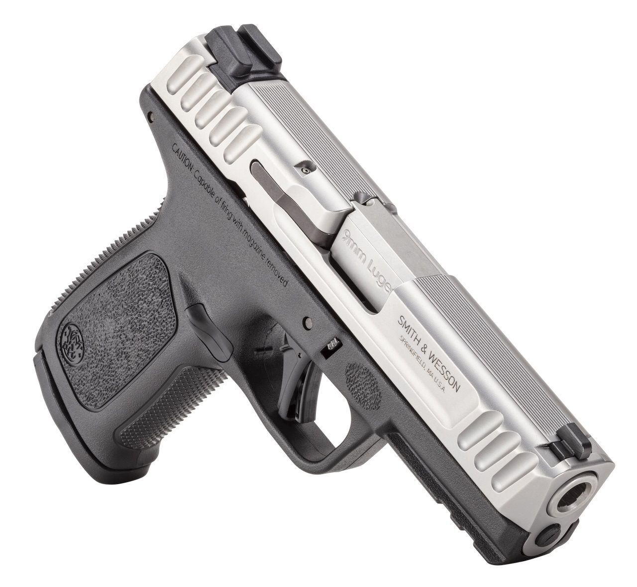Smith & Wesson SD9 2.0 2-Tone 9mm Compact Stainless Pistol, 10-Rd