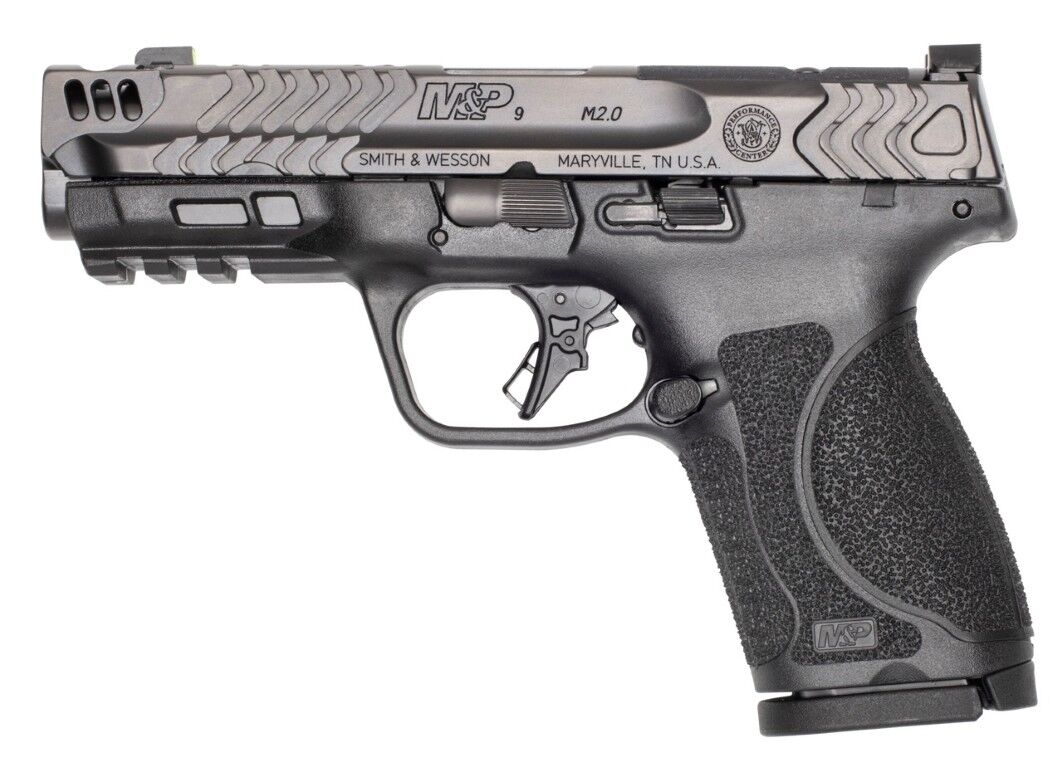 Smith & Wesson Performance Center M&P 9 M2.0 9mm Compact Optics Ready Compensated Pistol, 15-Rd