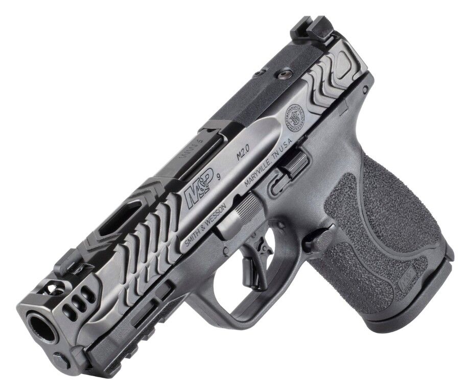 Smith & Wesson Performance Center M&P 9 M2.0 9mm Compact Optics Ready Compensated Pistol, 15-Rd