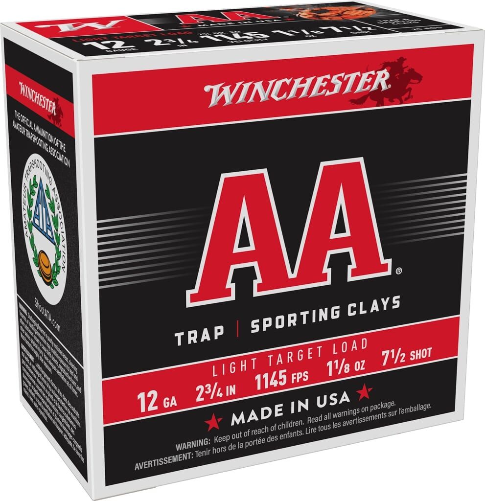 Winchester AA 12-Ga 2.75-In, 1-1/8-Oz Shotshell, 25-Rd