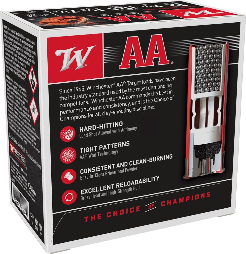 Winchester AA 12-Ga 2.75-In, 1-1/8-Oz Shotshell, 25-Rd
