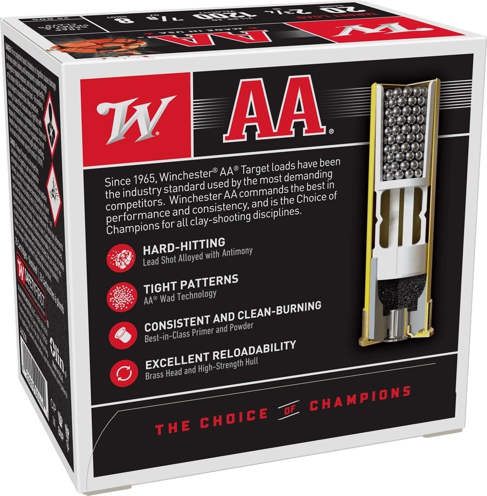 Winchester AA 20-Ga 2.75-In Ammunition, 25-Rd