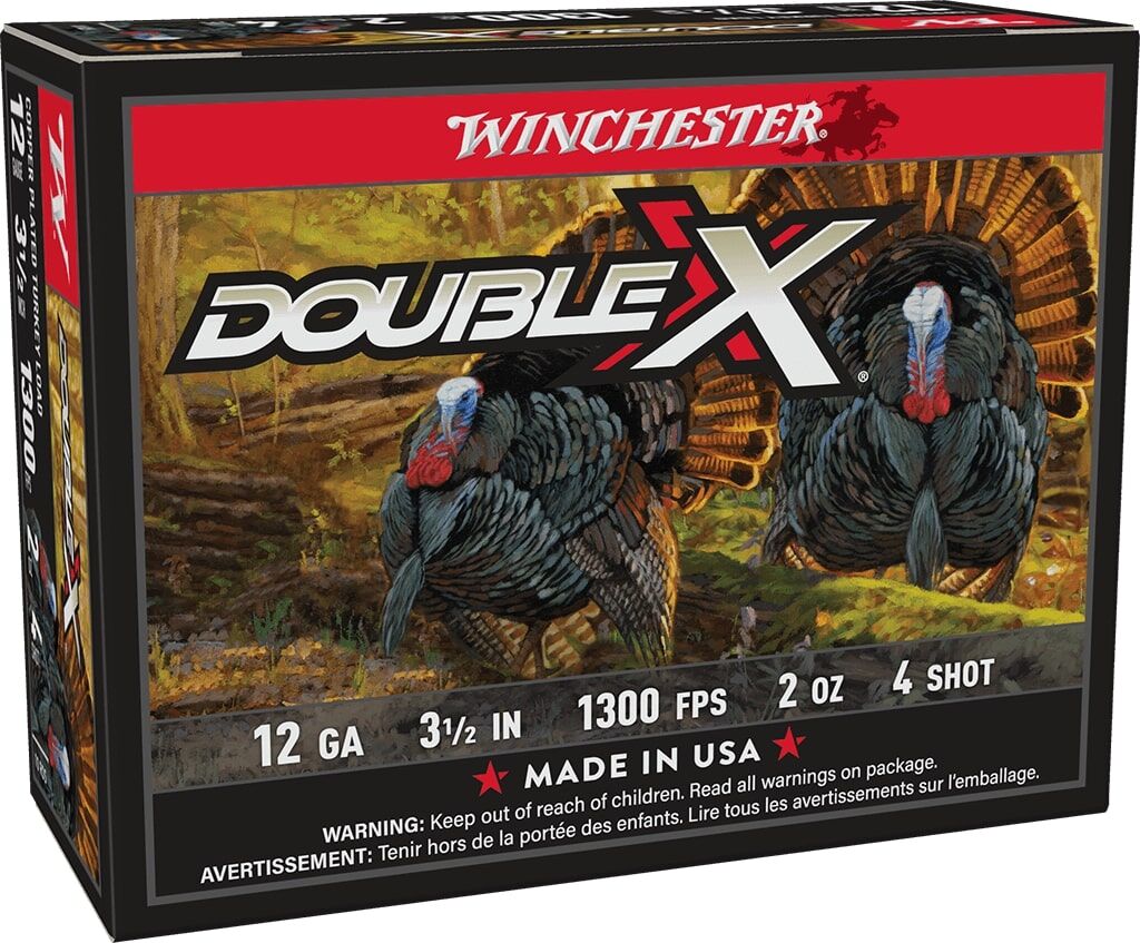 Winchester Double X 12 Gauge 3 1/2" #4 Shot, 2-Oz, 10-Rd