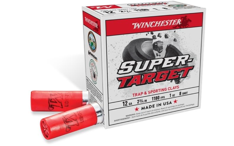 Winchester Super-Target 12 Gauge Shotgun Shells, 25-Rd