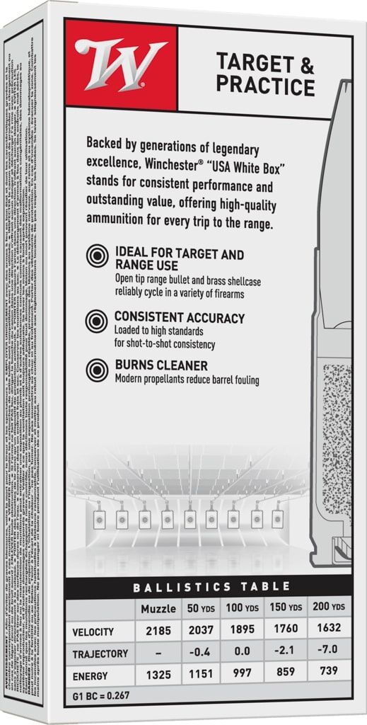 Winchester Target & Practice 300 Blackout, 125 Grain Rifle Ammo, 20-Rd