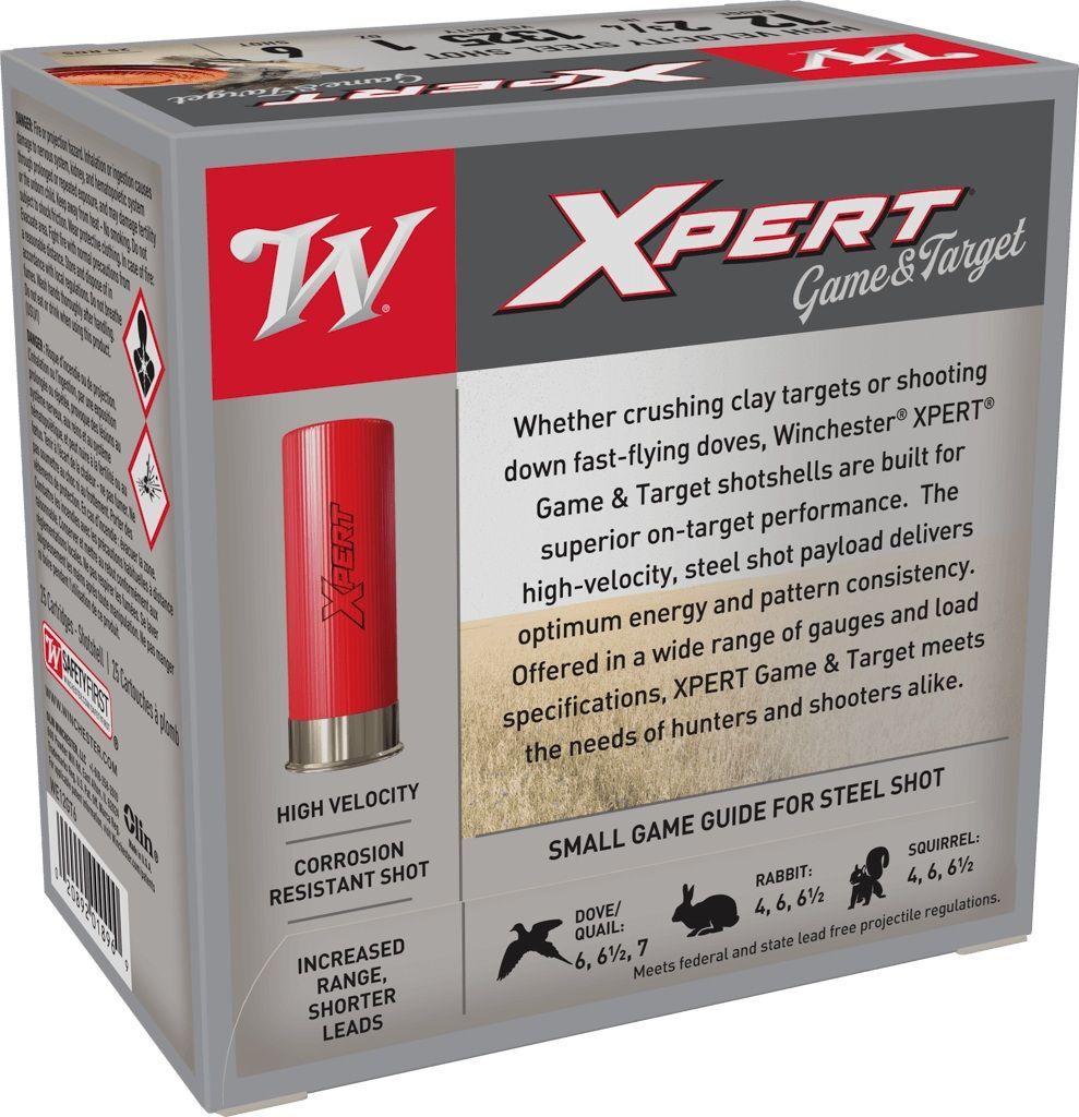 Winchester Xpert Game & Target 12 Gauge 2 3/4" #6 Shot, 1-Oz, 25-Rd