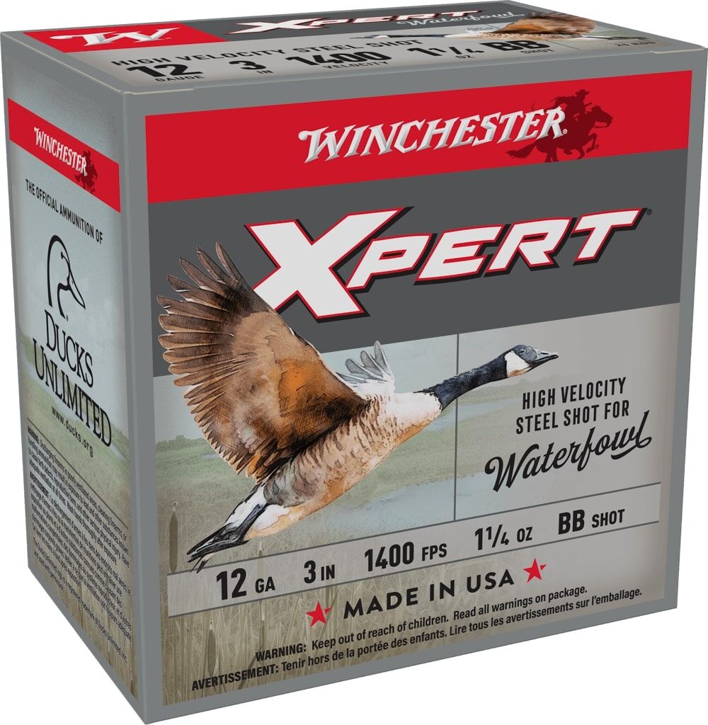 Winchester Xpert Waterfowl 12 Gauge 3" BB Shot, 1 1/4-Oz, 25-Rd