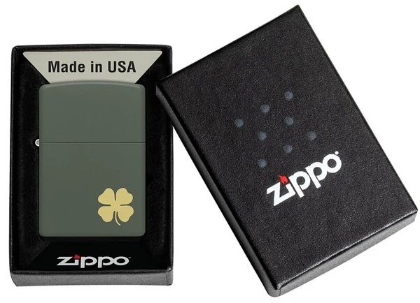Zippo Four Leaf Clover Lighter