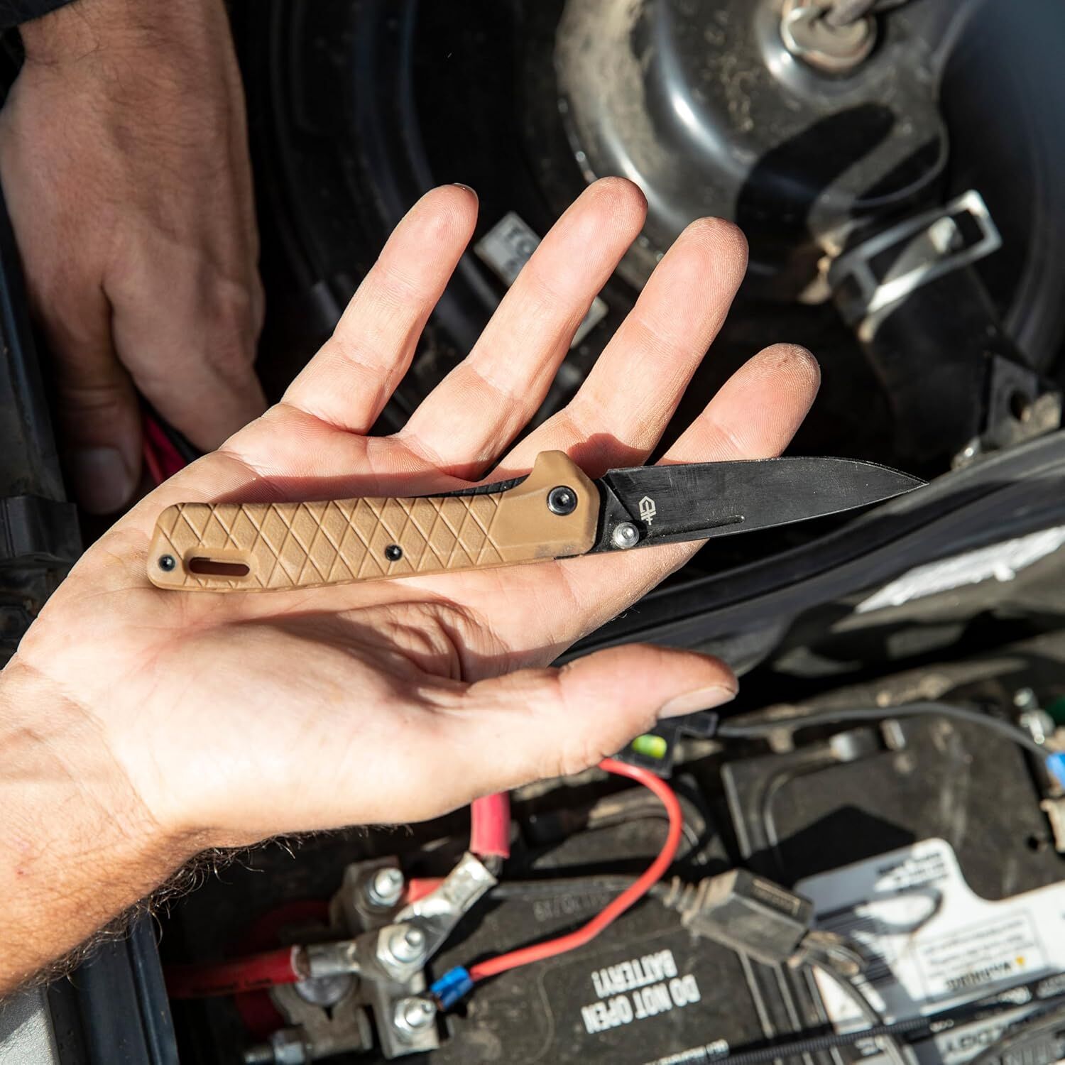 Gerber Gear Zilch Coyote Brown Clip Folding Pocket Knife, 3.1-In