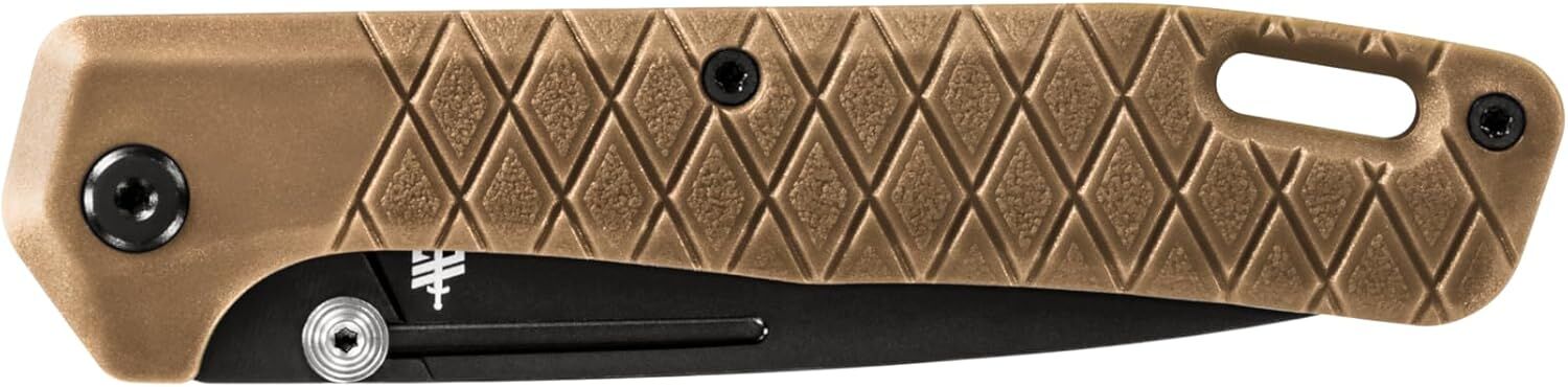 Gerber Gear Zilch Coyote Brown Clip Folding Pocket Knife, 3.1-In