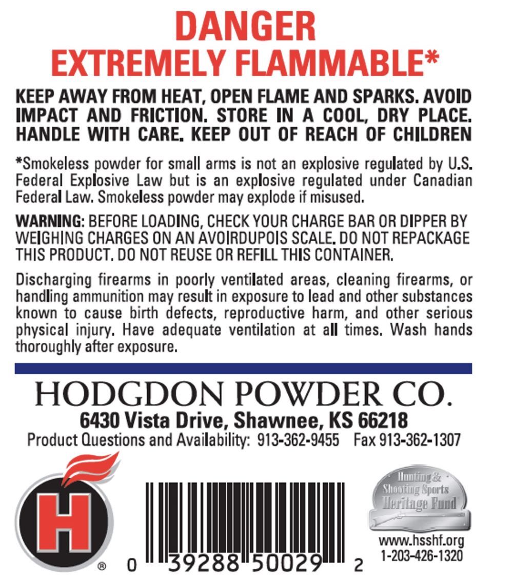 Winchester 296 Pistol Powder, 8-Lb