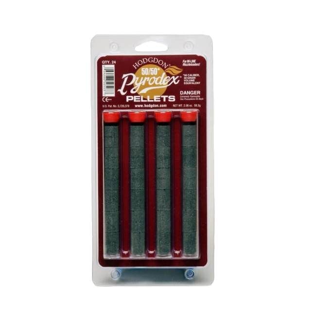 Hodgdon 24 Pack .50 Caliber, 50 Grain, Muzzleloading Propellant Pyrodex Pellets