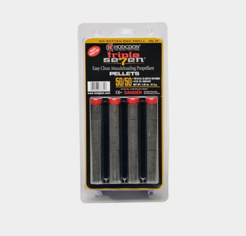 Hodgdon 24 Pack .50 Caliber, 50 Grain, Triple Seven Muzzleloading Propellant Pellets
