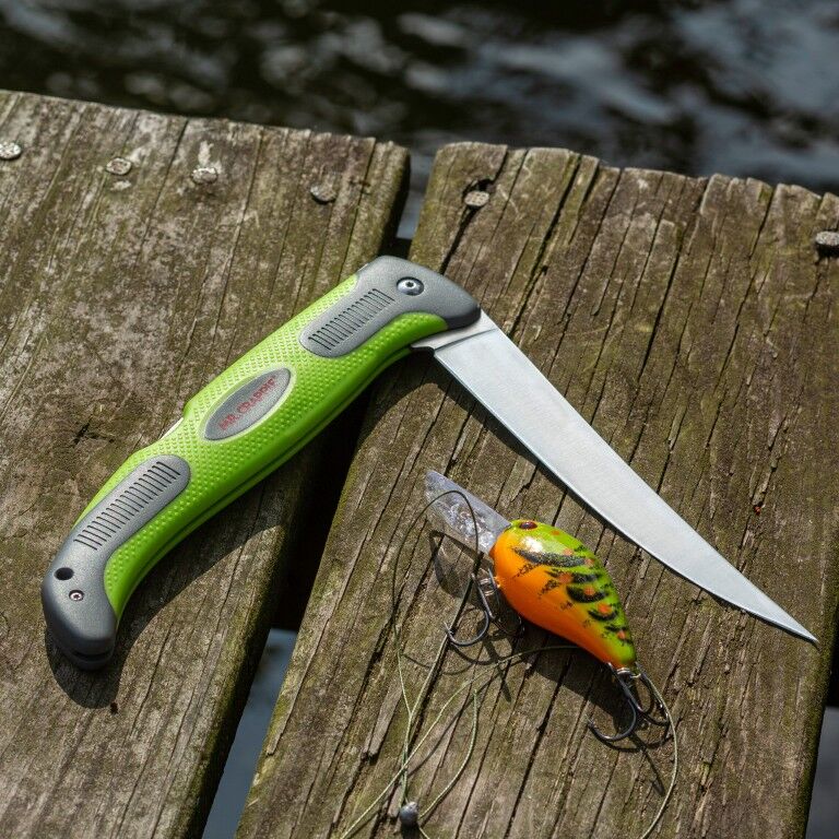 Smith's Abrasives Mr. Crappie Flex Folding Fillet Knife, 6-In