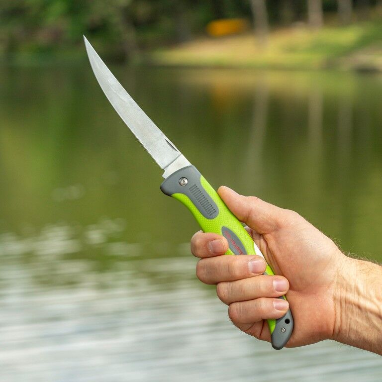 Smith's Abrasives Mr. Crappie Flex Folding Fillet Knife, 6-In