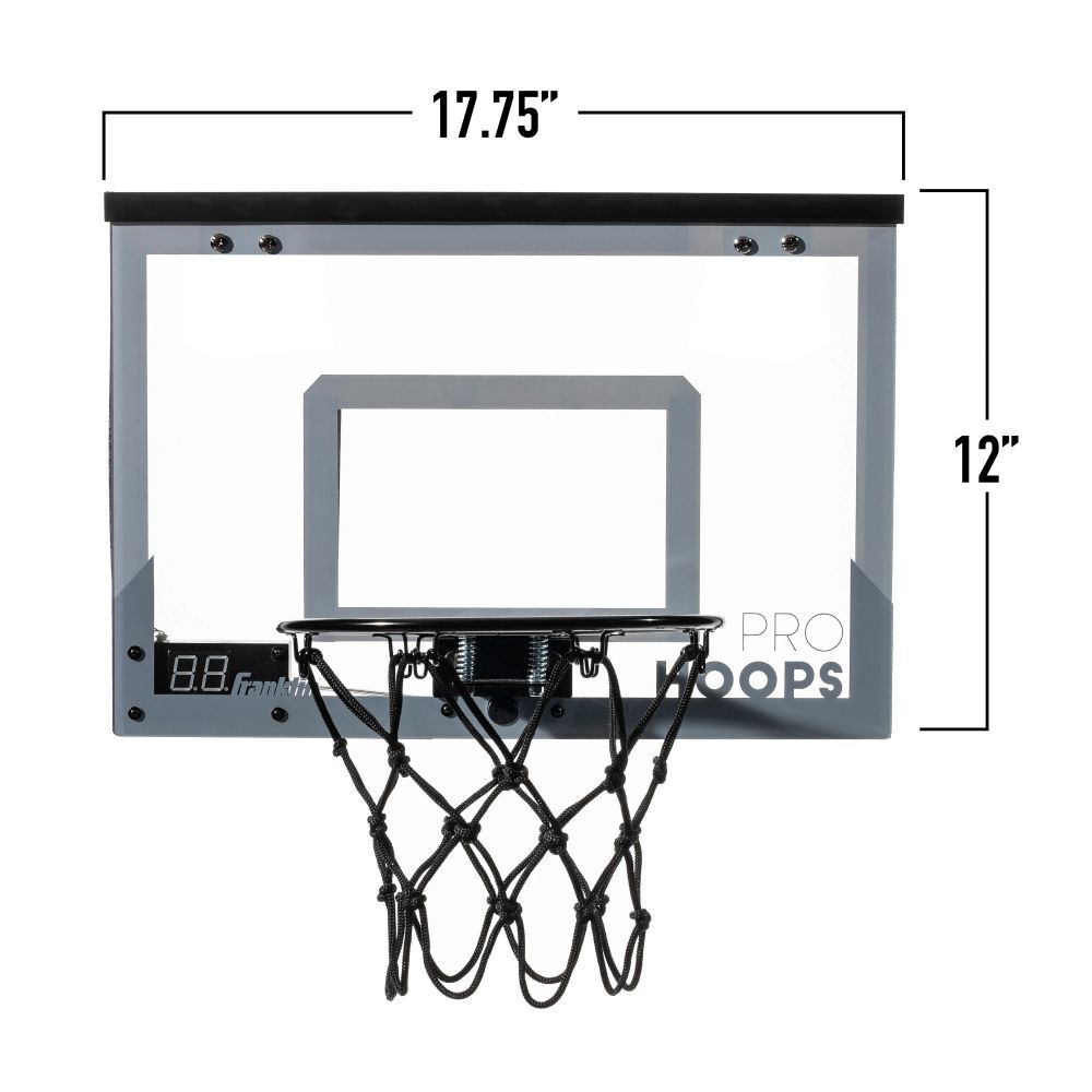 Franklin Sports Pro Hoops Over-The-Door LED Basketball Hoop