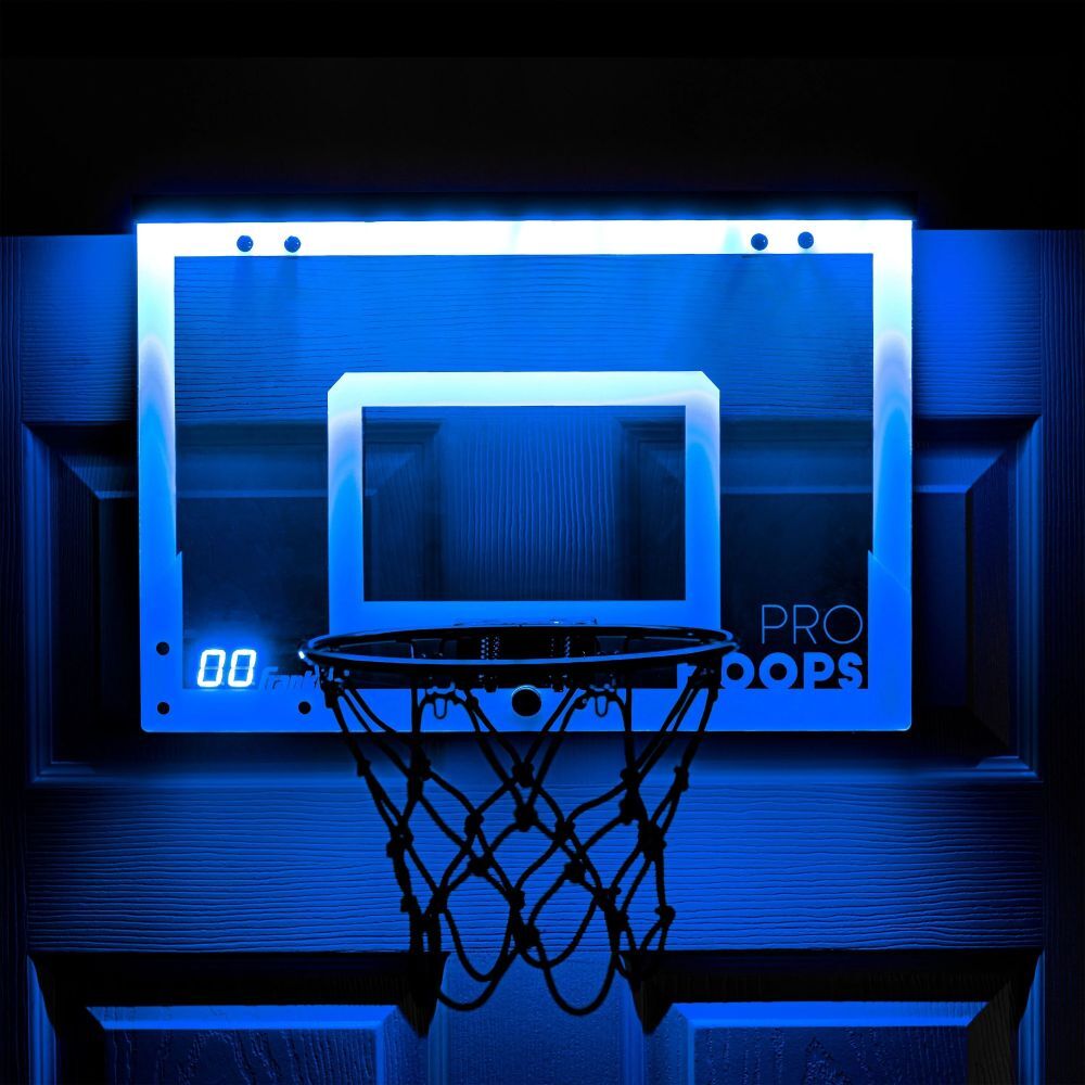 Franklin Sports Pro Hoops Over-The-Door LED Basketball Hoop