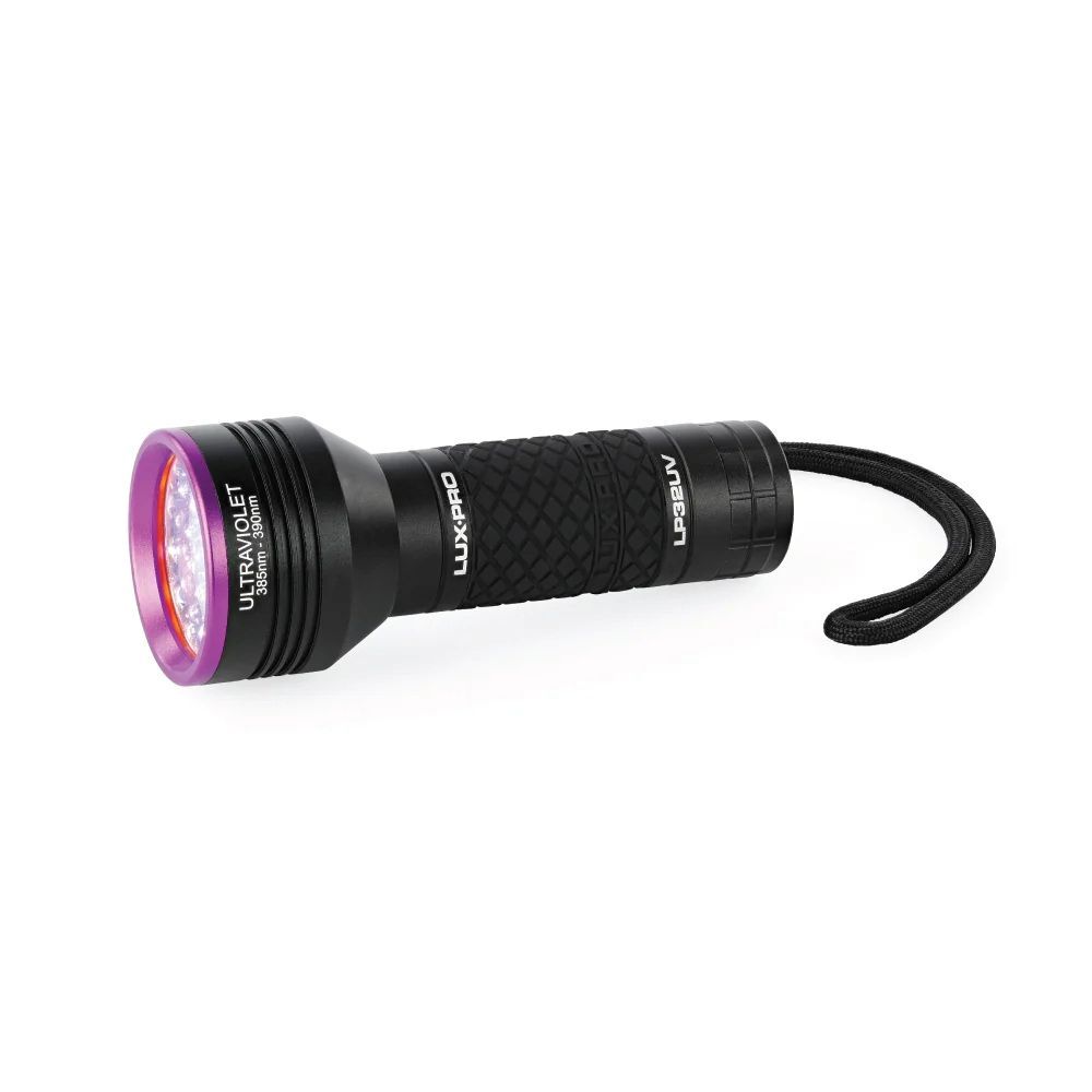 Lux Pro LP32UV Ultra Violet Bright Flashlight with Lanyard
