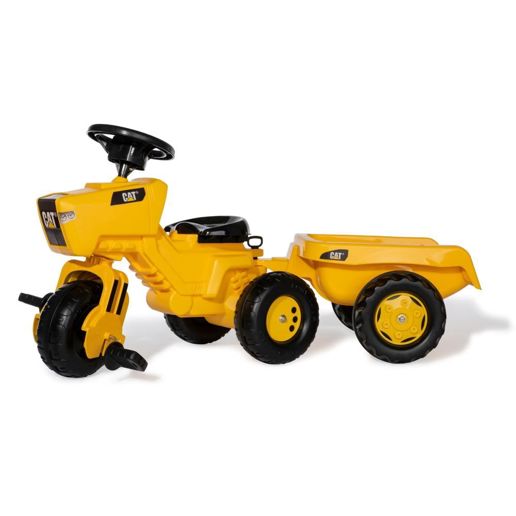 Kettler CAT 3-Wheeled Pedal Tractor With Trailer