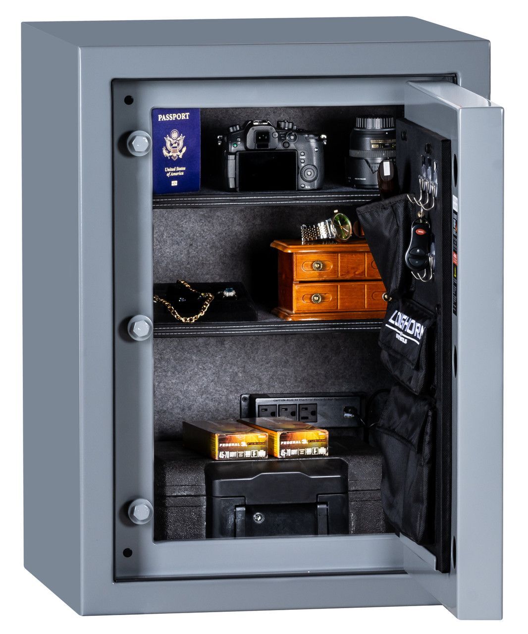 Rhino Longhorn Gray Home Safe